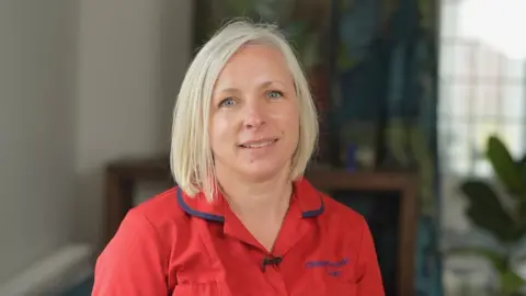 Jamie Niblock/BBC Celine Driscoll