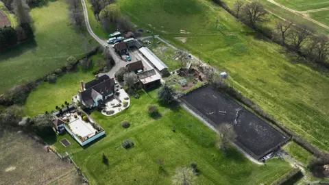 Peter MacDiarmid/Shutterstock Aeriel view of Stocking Farm