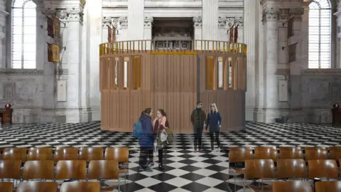 St Paul's Cathedral Artist impression of the physical memorial