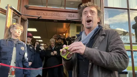 BBC Richard Hammond opening the museum