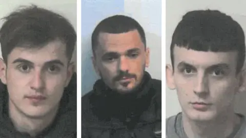 Bedfordshire Police Luftim Hallaci, Arnold Lleshaj and Ervin Morati