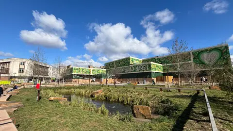 The "green heart" at the centre of the Broad Marsh