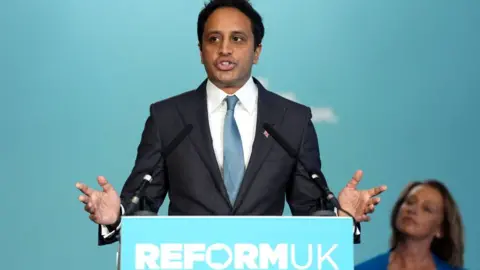 Reform UK party chairman Zia Yusuf speaks during a press conference in Westminster, London. Picture date: Tuesday May 27, 2025.