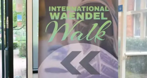 A sign advertising the Waendel Walk