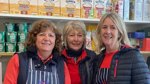 Hilary Williamson, Glenys Wild, Michelle Sheard in The Larder