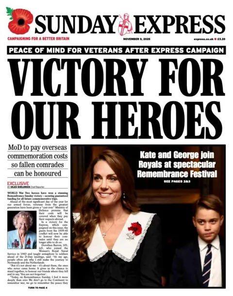 “Victory for our heroes”.