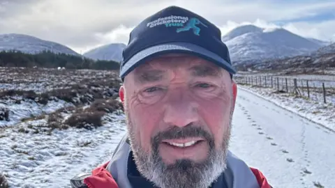 Matt Maynard Matt Maynard on his walk