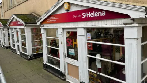 St Helena Hospice The St Helena Hospice shopfront