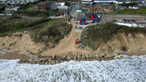 Martin Barber/BBC Hemsby erosion