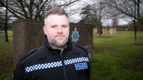 PC Steve Denniss, who will receive the King's Gallantry Medal