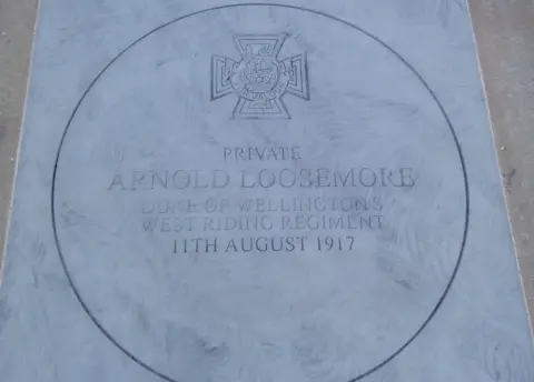 Sheffield City Council The plaque to Sgt Loosemore