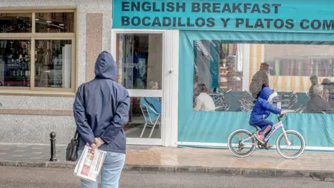 Getty Images Fuengirola cafe, file pic