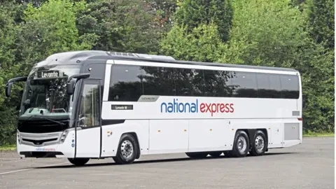 Peter Jaworski National Express coach