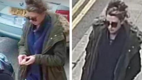 CCTV images of Leah Daley 