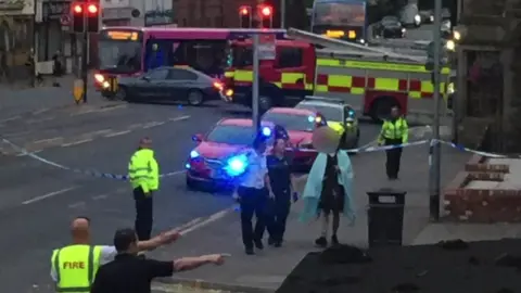 Megan McCarthy Emergency services at the scene