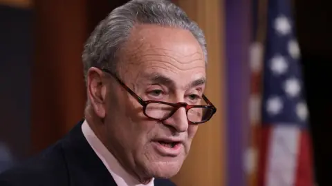 Getty Images Senate minority leader Chuck Schumer