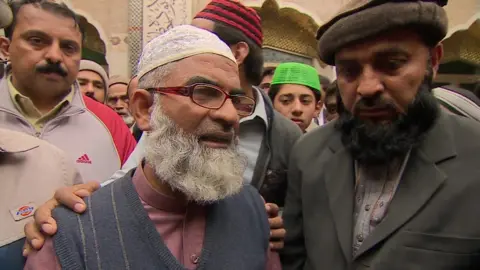 Zainab's father Ameen Ansari speaks to the BBC