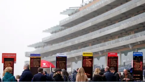 Getty Images Betting at Ascot racecourse