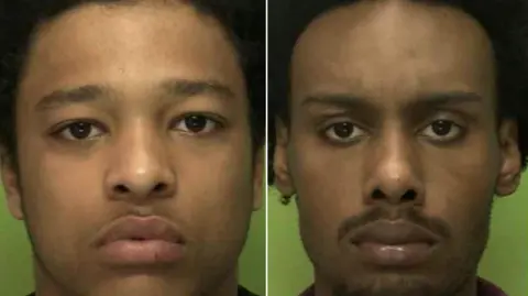 Nottinghamshire Police Custody photos of Romarni Spencer and Pharrell McLennon