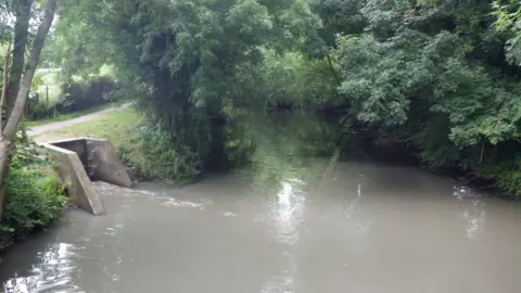 Environment Agency pollution in waterway