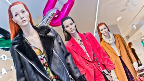 Getty Images TopShop display