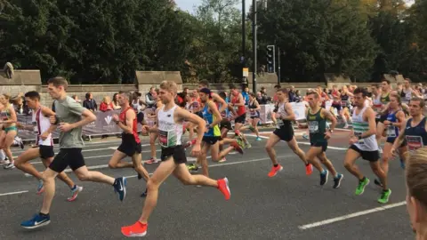 BBC Runners in the Cardiff Half Marathon