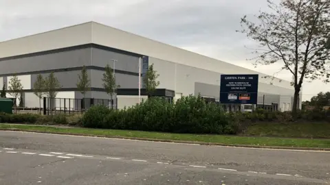 BBC The new warehouse in Blakelands