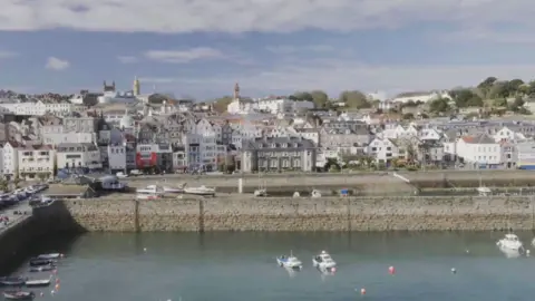 BBC Drone's eye view of Guernsey