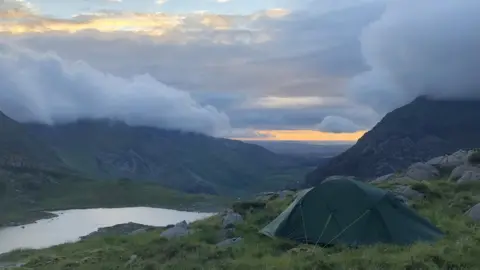 Phoebe Smith  camping