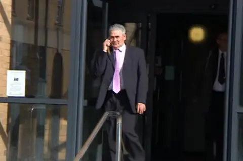 Nigel Smith outside Lincoln Magistrates' Court