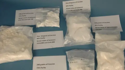 Cheshire Police Drugs seized during the operation