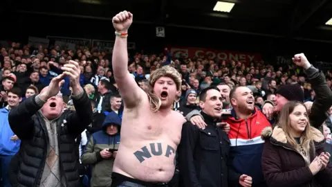 Getty Images Newcastle United fans