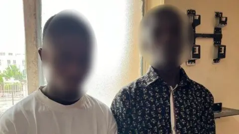 NSW Police The two Nigerian young males arrested