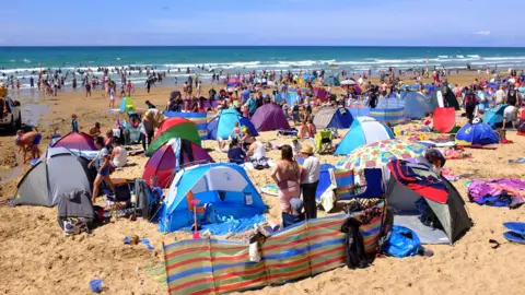 BBC A beach in Cornwall