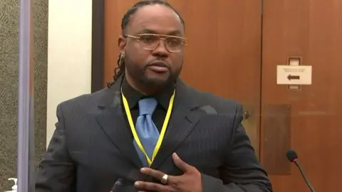 Reuters Morries Hall invokes his Fifth Amendment constitutional right against self-incrimination