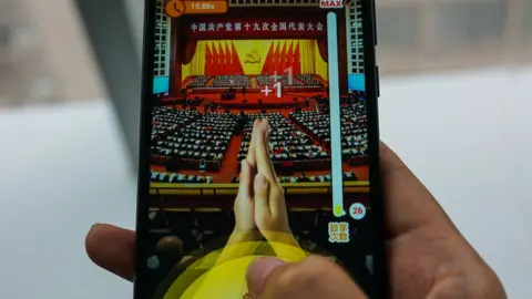 Getty Images The Tencent clapping game