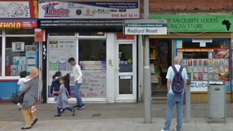 Google Radford Road tram stop