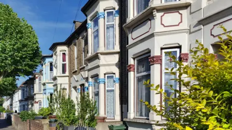 Getty Images A row of houses