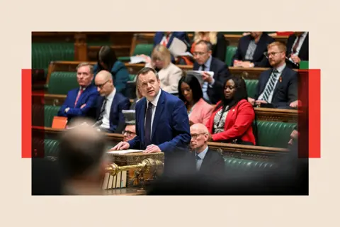 Reuters Bitish MP Nick Thomas-Symonds speaks during a debate