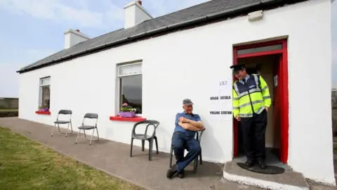 AFP Polling station in Donegal