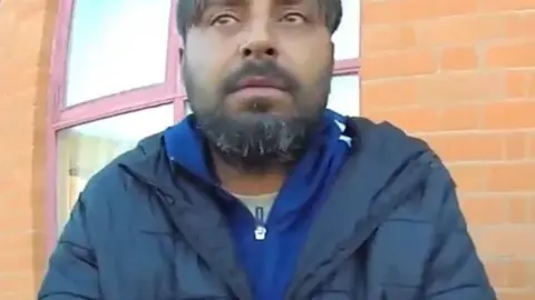 Leicestershire Police CCTV image of a man being arrested