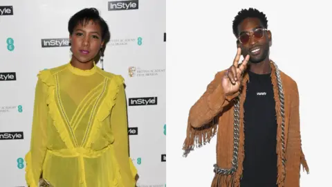 Getty Images Jade Anouka and Tinie Tempah