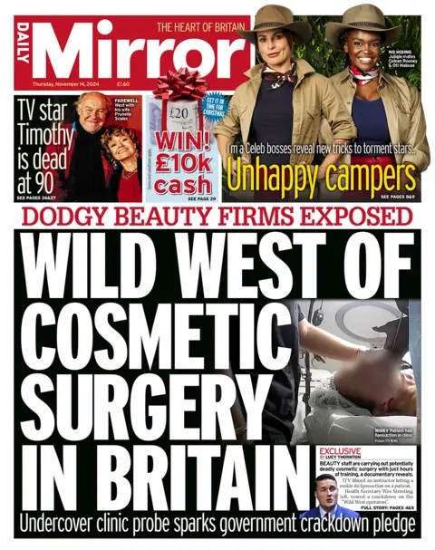  "Wild West of cosmetic surgery in Britain". 