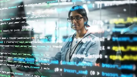 Getty Images A female IT programmer