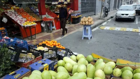 EPA Fruit shop in Tehran (file photo)