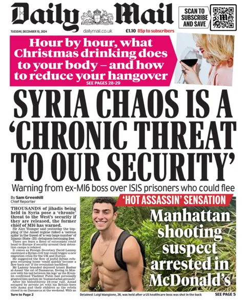  "Syria chaos is simply a 'chronic menace  to our security'". 