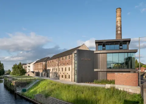 IMD Ltd Rosebank Distillery - by the side of the canal