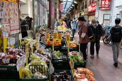 Getty Images Japan's core consumer prices rose 3.0 percent in September on-year, the government said on October 21, the highest level since 2014 as the falling yen and rising energy costs hit households hard