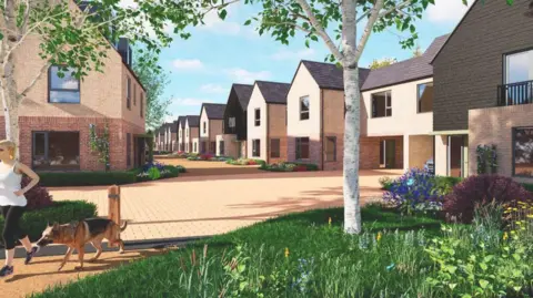 JTP/Cala Homes (North Home Counties) Illustrative image of the proposed at Netherhall Farm, off Wort’s Causeway, Cambridge