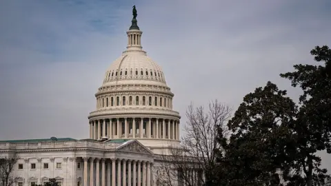 A view of the US Capitol building in Washington, DC.